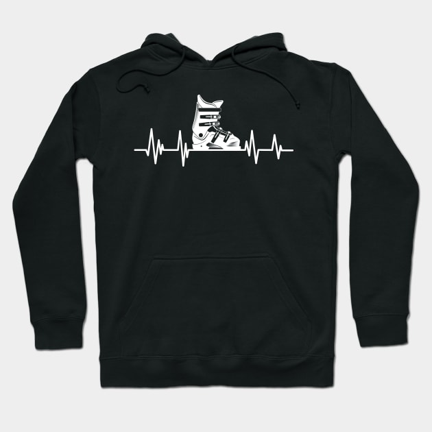 Heartbeat Snowboarding Birthday snowboarder Player .snowboard Hoodie by mezy